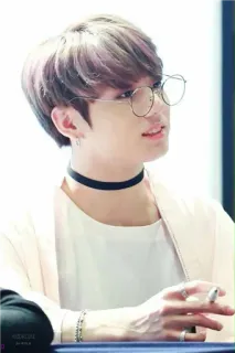 😶 Jungkook kpop, zanger, bril, jungkook, muziek, idol, bts telegram sticker