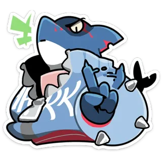 ⭐ ARK dinozaur, stworzenie, fantasy, potwór telegram sticker