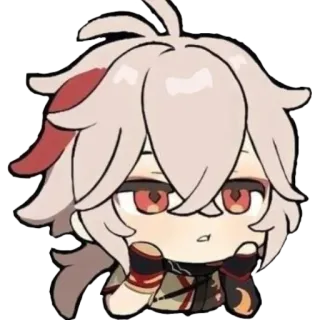 🙄 Kaedehara Kazuha Genshin Impact Anime, Videojuego, Kazuha, Genshin Impact, Chibi, Personaje, Lindo telegram sticker