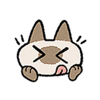 😺 gato, animal, adesivo, fofo, língua telegram sticker
