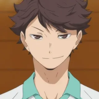 💗 Tooru Oikawa Haikyuu!! Anime, Haikyuu, Oikawa, Tooru, Pallavolo, Personaggio telegram sticker