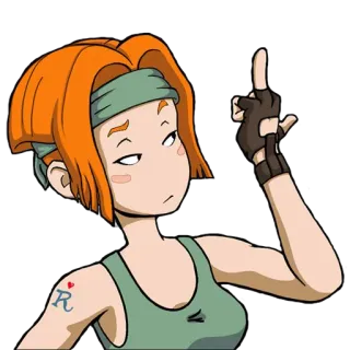 🖕 cartoon, character, middle finger, gesture, offensive, attitude telegram sticker
