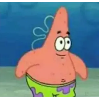 😈 Patrick Star SpongeBob SquarePants мультфильм, Патрик Стар, Спанч Боб, смешной, друг, морская звезда, анимация telegram sticker