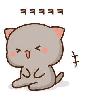 💬 KAAAAAA 猫, 可爱, 动物, 表情符号, 贴纸, 卡通, 卡哇伊 telegram sticker