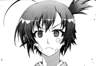 😶 Anime, Manga, Mädchen, Wütend, Charakter telegram sticker