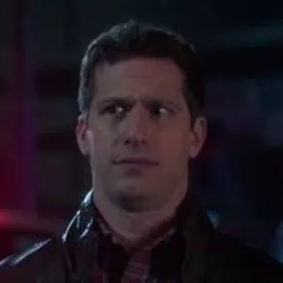 😐 Jake Peralta Brooklyn Nine-Nine Brooklyn Nine-Nine, Jake Peralta, cảnh sát, phim truyền hình, sĩ quan telegram sticker