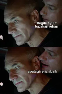 😄 Jean-Luc Picard Star Trek: The Next Generation Begitu sulit lupakan rehan apalagi rehan baik telegram sticker