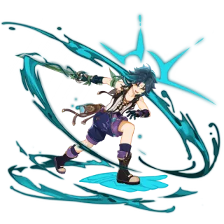 ✨ Xiao Genshin Impact Xiao, Genshin Impact, anime, personaje de videojuego, juego telegram sticker