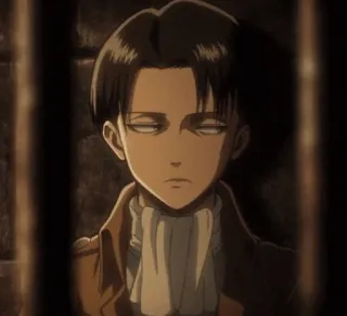 🧚‍♀ Levi Ackerman Attack on Titan アニメ, 進撃の巨人, リヴァイ, リヴァイ・アッカーマン, リヴァイ兵長, 漫画 telegram sticker