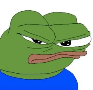 🌟 Pepe the Frog pepe, rana, meme di internet, meme telegram sticker
