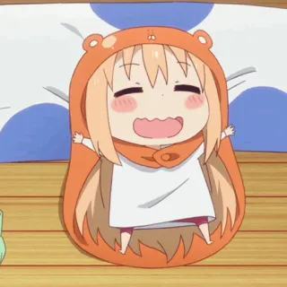 🌩 Umaru Doma Himouto! Umaru-chan Anime, Umaru, Himouto, lindo, Chibi, kawaii telegram sticker
