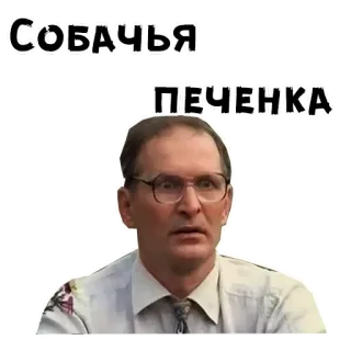 🤓 Собачья ПЕЧЕНКА telegram sticker
