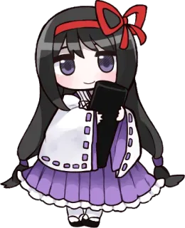 ❄ Garota anime, Chibi, Mangá, Kawaii, Fofo, Desenho animado, Animação telegram sticker
