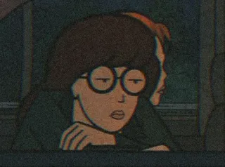 🧃 Daria Morgendorffer Daria cartoon, Daria, Daria Morgendorffer, MTV, sarcastic, 90s, glasses whatsapp sticker