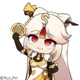 🤑 FIX x FOX anime, chibi, character, art telegram sticker
