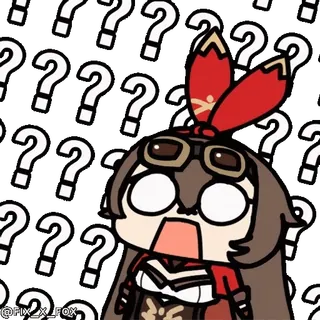 ❓ Amber Genshin Impact whatsapp sticker