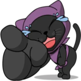 😂 猫, 漫画, 動物, 面白い, 可愛い whatsapp sticker
