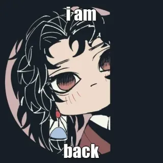🙂 i am back telegram sticker