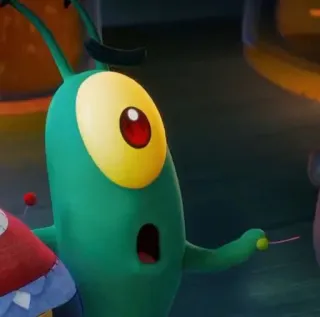 🐙 Plankton Spongebob Squarepants cartoon, spongebob, plankton, nickelodeon, character, animated, funny telegram sticker