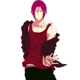 😐 Rin Matsuoka Free! Anime, Personagem, Rin Matsuoka, Free!, Esportes, Natação whatsapp sticker