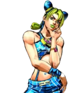 😍 Jolyne Cujoh JoJo's Bizarre Adventure: Stone Ocean Аниме, Манга, JoJo's Bizarre Adventure, Джолин Куджо, Stone Ocean telegram sticker