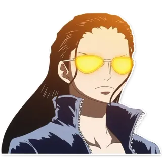 😎 Nico Robin One Piece Anime, One Piece, Nico Robin, Personaje, Mujer, Gafas whatsapp sticker