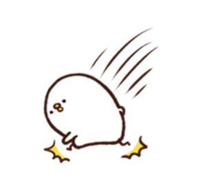 😃 귀여운, 달리기, 동물, 블롭, 웃긴, 만화 telegram sticker