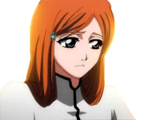 😔 Orihime Inoue Bleach anime, manga, orihime inoue, bleach telegram sticker