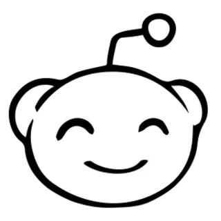 😌 reddit, social media, mascotte, icona telegram sticker