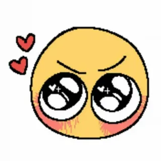 🥺 Emoji, Corazones, Expresión, Cara, Amor, Lindo telegram sticker