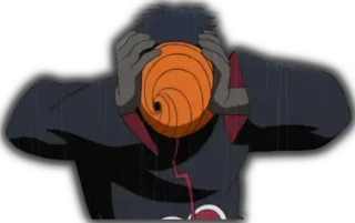 🤯 Tobi Naruto Anime, Manga, Tobi, Naruto, Karakter, Topeng, Akatsuki telegram sticker