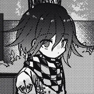 🏁 Kokichi Oma Danganronpa V3: Killing Harmony Anime, Manga, Kokichi, Oma, Danganronpa, Spiel, Charakter, Schwarzweiß whatsapp sticker