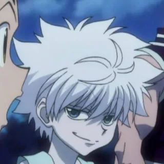 🇯🇵 Killua Zoldyck Hunter x Hunter anime, cartoon, killua, zoldyck, hunter x hunter, boy, white hair telegram sticker