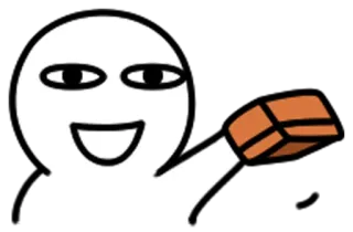 🔨 Kartun, Emoji, Lucu, Karakter, Gambar telegram sticker
