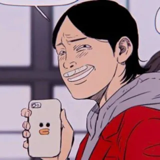 🎥 anime, cartoon, character, person, facial expression, humor telegram sticker
