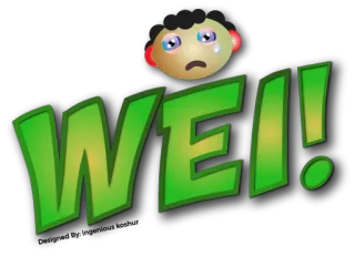😖 WEI! telegram sticker