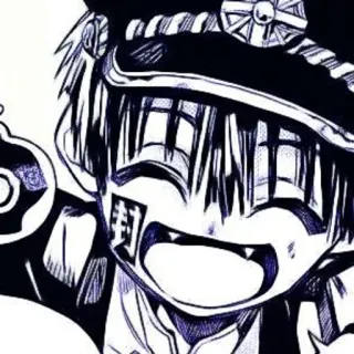 🫐 Hanako-kun Toilet-bound Hanako-kun 封 Anime, Manga, Scuola, Soprannaturale, Fantasma, Spirito telegram sticker