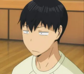 😕 Tobio Kageyama Haikyu!! Anime, Kageyama, Haikyuu, Tobio, Personaggio, Manga telegram sticker