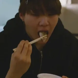 🎋 eating, food, chopsticks, person, asian food, man, meal telegram sticker