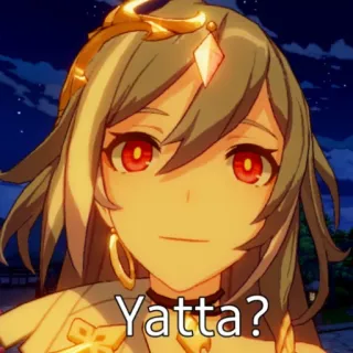 😳 Yatta? whatsapp sticker