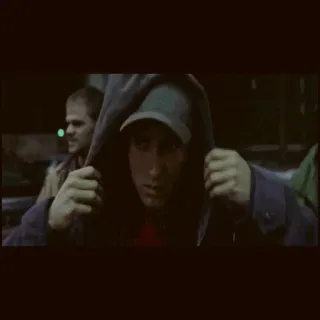 🧥 Eminem Eminem, rapper, musicista, felpa con cappuccio whatsapp sticker