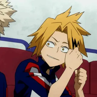 ⚡️ Denki Kaminari My Hero Academia Anime, Denki Kaminari, My Hero Academia, Personaje, Manga whatsapp sticker