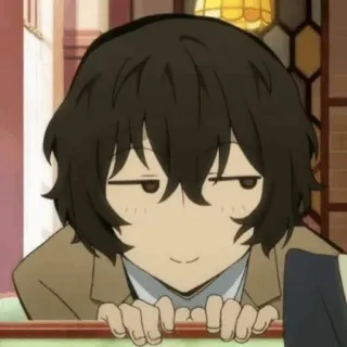 ⛓ Osamu Dazai Bungou Stray Dogs Anime, Manga, Dazai, Osamu Dazai, Bungo Stray Dogs telegram sticker