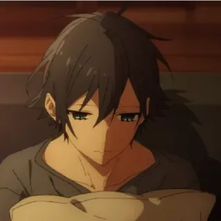 ❤ Izumi Miyamura Horimiya Anime, Manga, Junge, Schüler, Süß telegram sticker