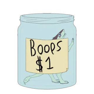 🐭 Boops
$ 1 банка, бупс, милый, мультфильм, наклейка, антропоморфный telegram sticker