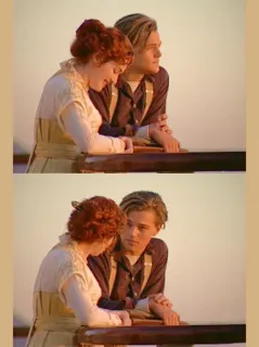 💔 Rose DeWitt Bukater and Jack Dawson Titanic Titanic, Rose, Jack, romance, pareja, amor, película, barco whatsapp sticker