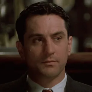 👀 Robert De Niro 俳優, 映画, ポートレート, 男性, 真剣 telegram sticker
