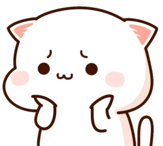 ✨ mèo, dễ thương, kawaii, động vật, nhãn dán telegram sticker