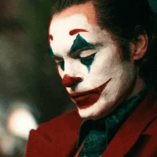 🃏 Joker Joker, clown, movie, villain, DC Comics, comic book, character telegram sticker