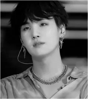 🕊 Suga K-pop, BTS, Min Yoongi, Zanger, Idool, Muziek telegram sticker